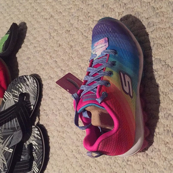 Girls Size 3 Skech Air shoes - Picture 3 of 5